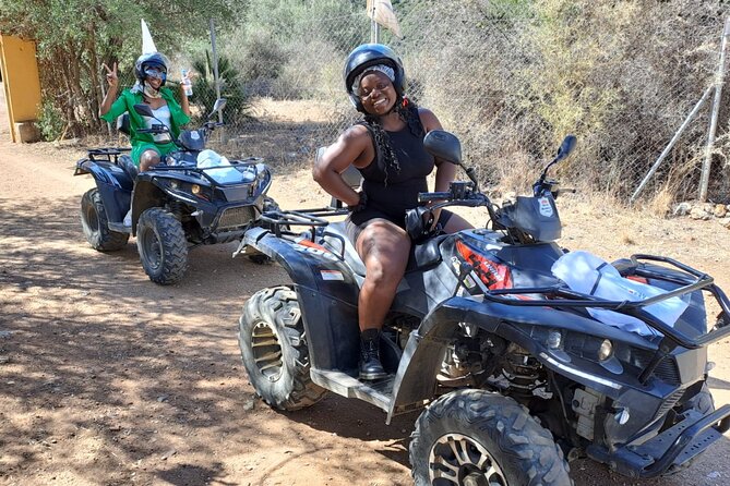 2 hours Quad Tour in Marbella - 1 quad for 1/2 persons 170€ - The route in plain English: La Cañada, Ojén, Rio Real swims