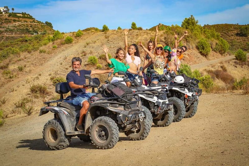 2 hours Quad Tour Marbella - 170€ per Quad up to 2 people - The Quad Setup: Automatic, Helmet Included, No Special Skills Required