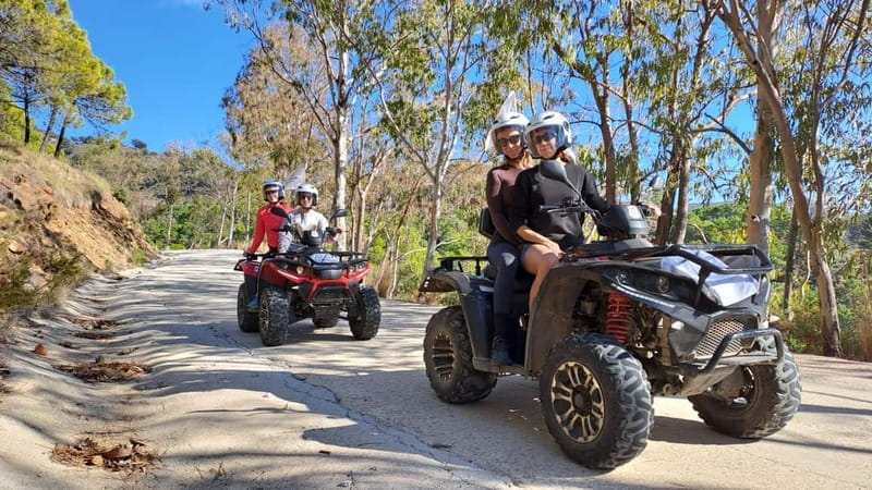 2 hours Quad Tour Marbella - 170€ per Quad up to 2 people - The Views Over Costa del Sol, Plus Africa and Gibraltar on Clear Days
