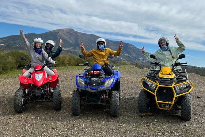 3-hour guided quad/ATV adventure in Mijas, Málaga - First stretch: from Mijas out to the trails