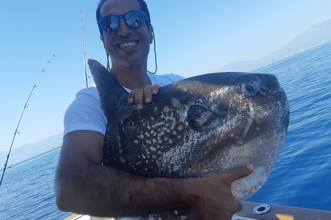 4 Hours Bottom Fishing Day by boat from Marbella - Anchoring up: how bottom fishing plays out for real