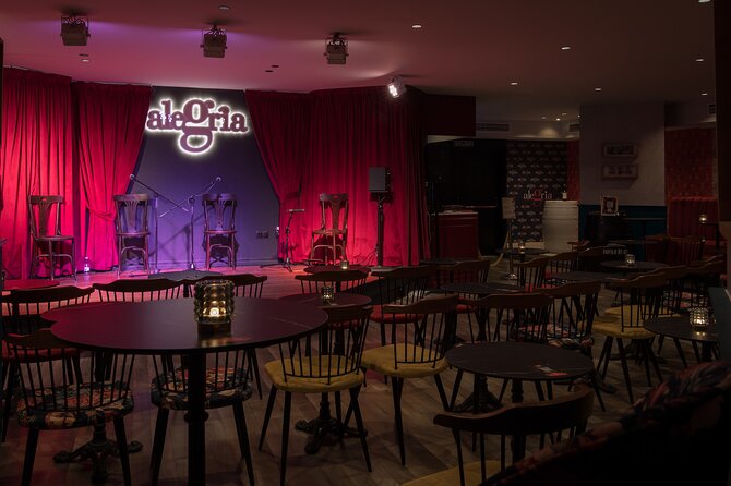 Authentic flamenco show. Alegria and gastronomy Malaga - Small Theatre Seating: Great for Atmosphere, Tight in Practice