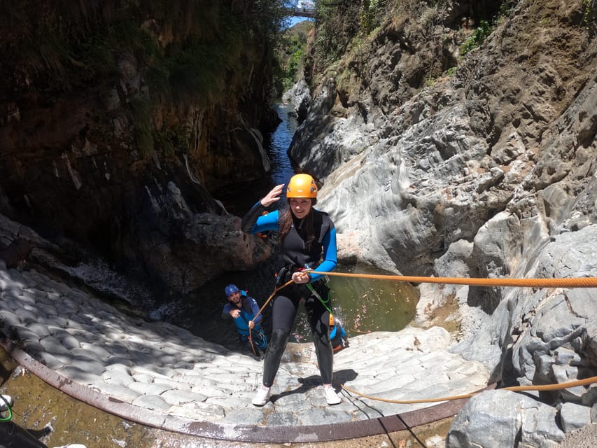Benahavís: Canyoning Guided Tour at Guadalmina River - Getting kitted out right, wetsuit to harness