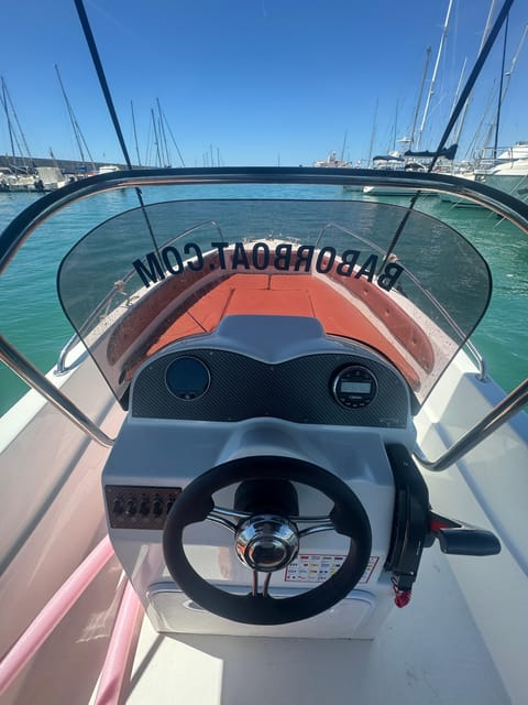 Benalmádena: Boat Rental without License - Dolphins on your schedule, not as a random surprise