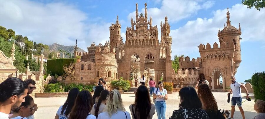 Benalmadena: Colomares Castle Tour with Entry Ticket - The Architectural Mix and the Church Inside Castillo de Colomares
