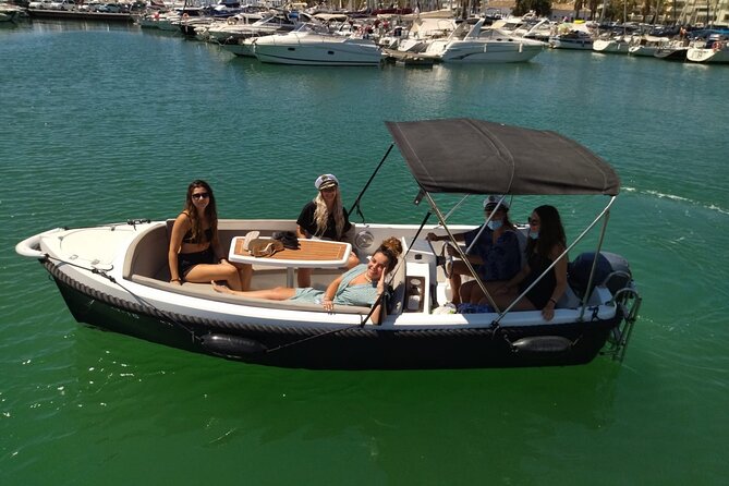 Boat Rental Without License in Benalmádena - Cruising Costa del Sol for dolphins, at your own pace