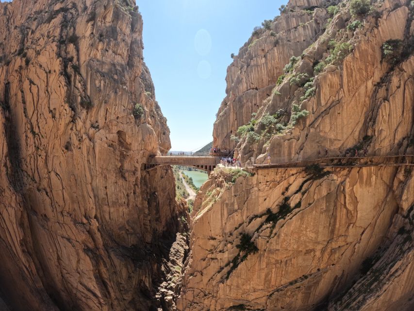 The walkway pinned to the cliff face of the El Chorro gorge