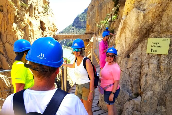 Caminito del Rey Private Walking Tour - Safety on a narrow path: helmets, spacing, and weather reality