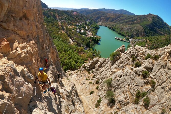 Caminito del Rey - Via Ferrata & Zip Line Adventure - Views over the Alora reservoir and the Guadahorce ravine
