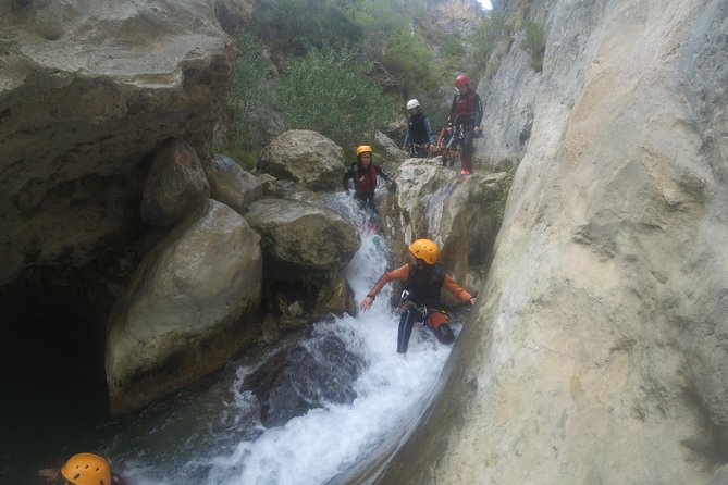 Canyoning at Guadalmina near Marbella - The jumps, slides, and rappels: your comfort checklist