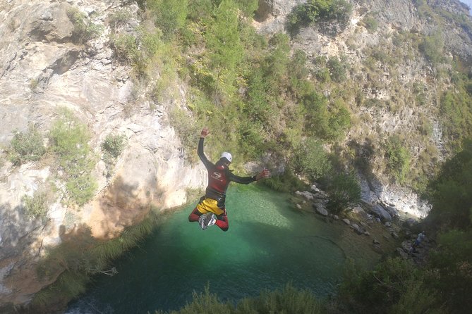Canyoning at Guadalmina near Marbella - Guides that keep it safe and fun, including Sebastian and Daniel