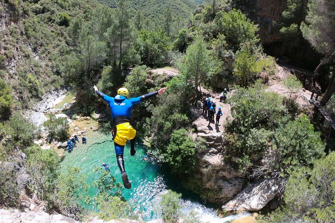 Canyoning Rio Verde from Nerja - Rappels that feel intense, but are run like a system
