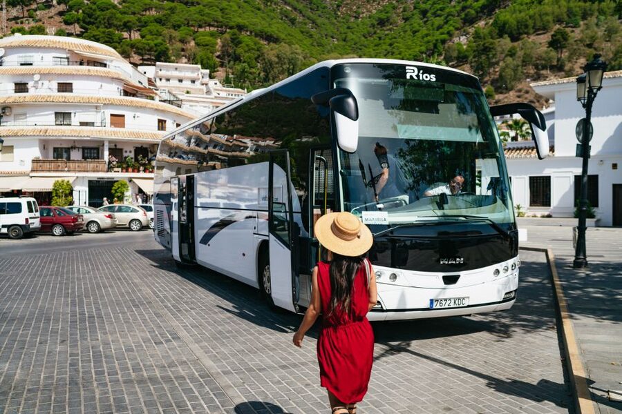 From Costa del Sol: Mijas, Marbella and Puerto Banús Tour - Mijas Pueblo: White Village Streets, Arab Palace Ruins, and Picasso Ceramics