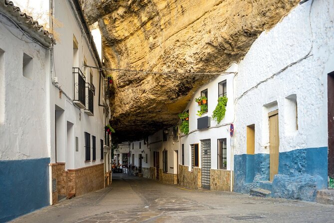 From Costa del Sol: Ronda and Setenil de las Bodegas - First Stop: Setenil de las Bodegas, Coffee Time, and Houses Built Into the Rock