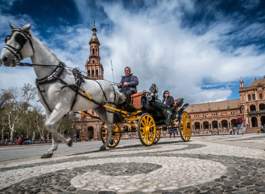 From Costa del Sol: Sevilla Day Trip with Real Alcázar Tour - Santa Cruz free time, Plaza stops, and the Cathedral plus Giralda views