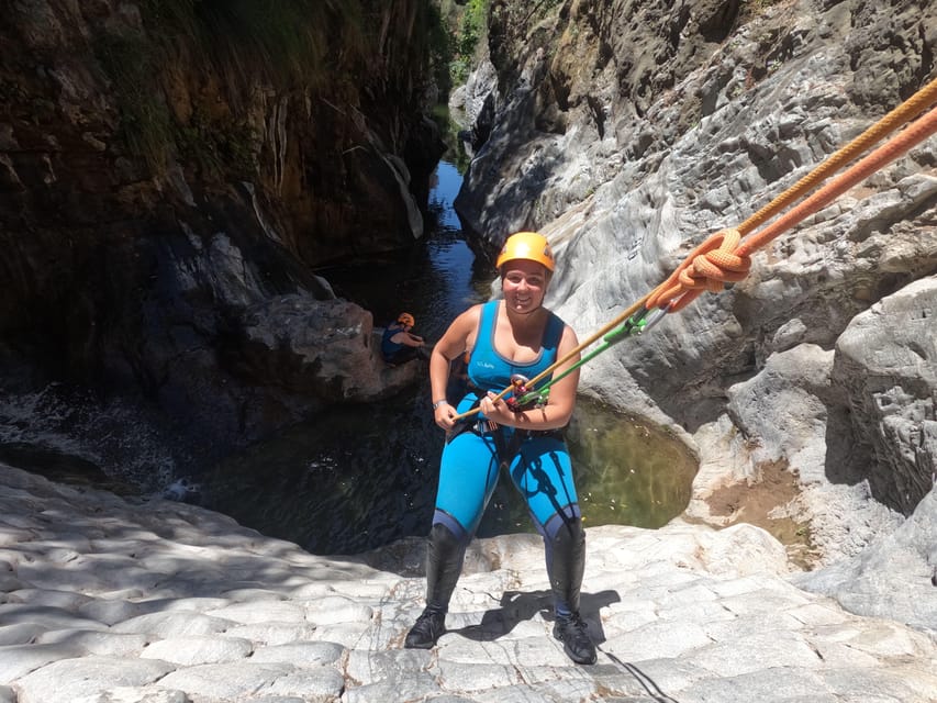 From Estepona: Guadalmina River Guided Canyoning Adventure - Snacks, drinks, and the small reset you need mid-action