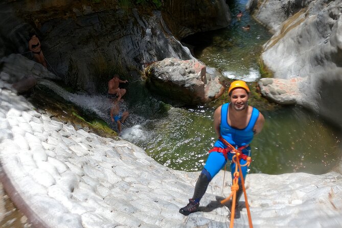 From Estepona: Guided Canyoning Tour on the Guadalmina River - The Rio Guadalmina Experience: Swims, A Narrow Crossing, And Optional Jumps