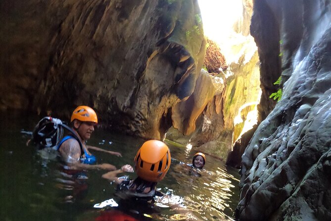 From Estepona: Guided Canyoning Tour on the Guadalmina River - Safety Gear, Insurance, And The Way They Reduce Stress