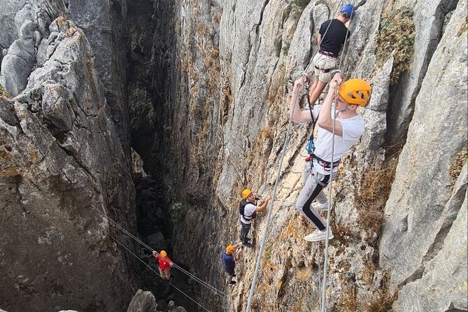 From Estepona: Guided Via Ferrata Adventure in Benalauría - The Ascent Through the Small Canyon: Your Climb Has a Story
