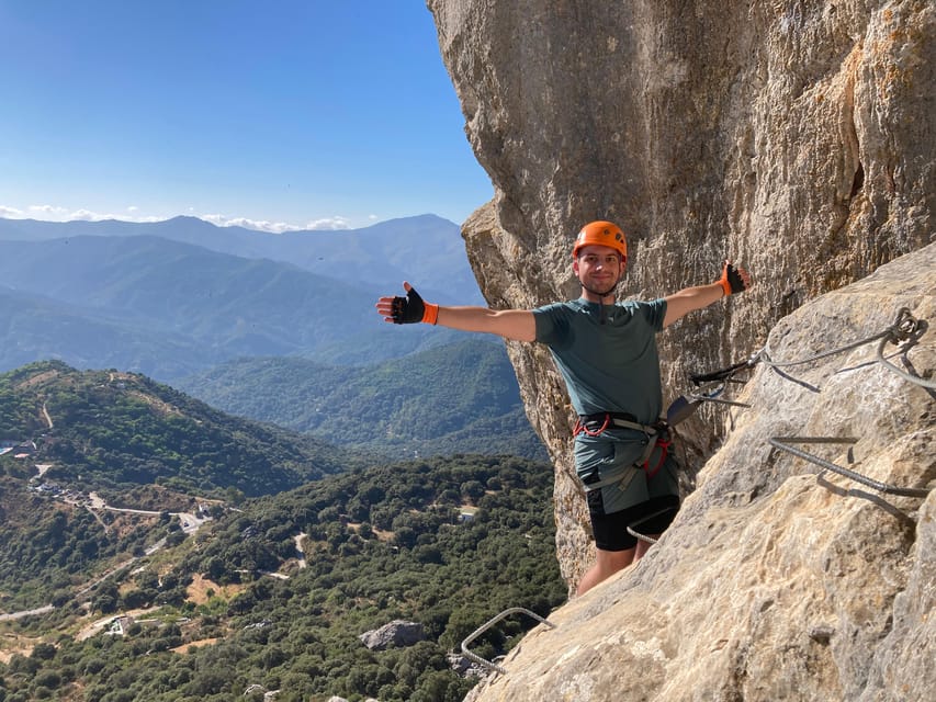 From Estepona: Vía Ferrata de Benalauria climbing tour - The 500-Meter Hike In: Your Warm-Up Before You Clip In