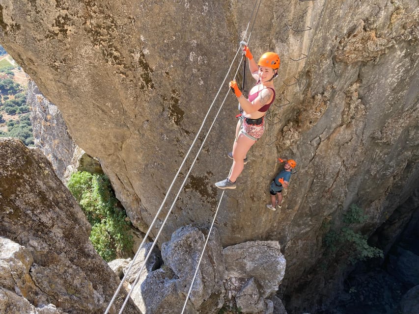 From Estepona: Vía Ferrata de Benalauria climbing tour - Wire Bridge Viewpoints and a Canyon Finish: When the Genal Valley Hits