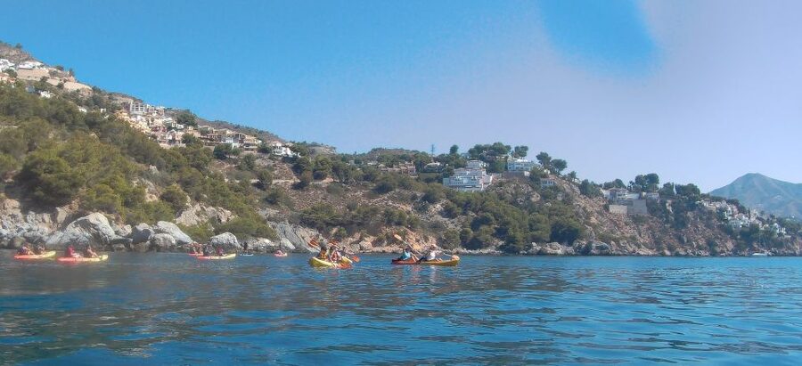 From Málaga: Cliffs of Maro-Cerro Gordo Guided Kayaking Tour - Málaga to La Herradura by air-conditioned bus, then straight onto the water