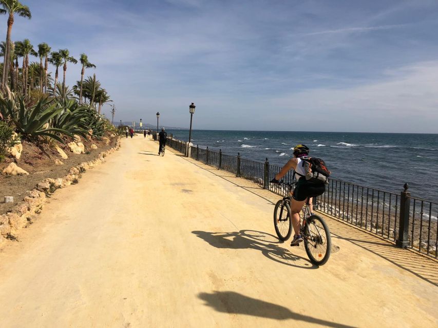 From Marbella: Guided Bicycle Tour to Puerto Banús - The Puerto Banús stop: marina energy and photo-worthy moments