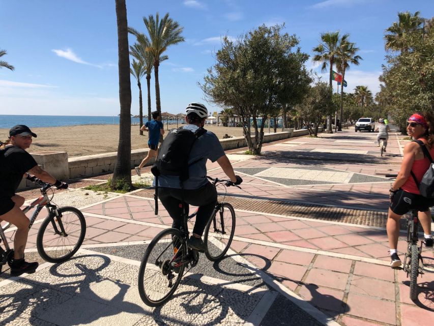 From Marbella: Guided Bicycle Tour to Puerto Banús - Pace, safety, and handling shared spaces