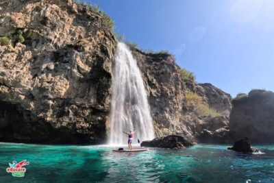 From Nerja: Guided Paddle Surf Cliffs and Maro Waterfall