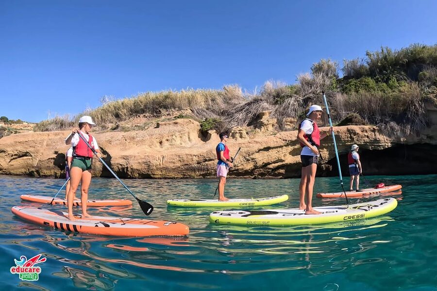 From Nerja: Guided Paddle Surf Cliffs and Maro Waterfall - The on-water initiation: how you learn to paddleboard here