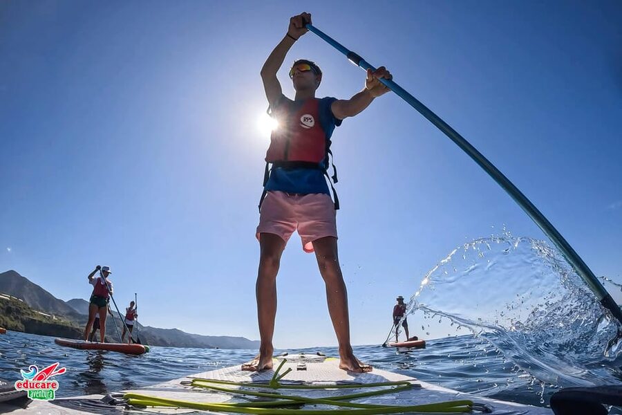 From Nerja: Guided Paddle Surf Cliffs and Maro Waterfall - Effort level and safety: what it feels like on the water