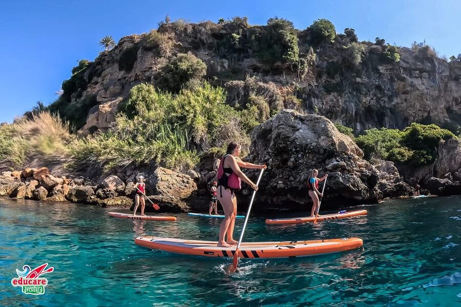From Nerja: Guided Paddle Surf Cliffs and Maro Waterfall - What to bring: swimwear, layers, and timing