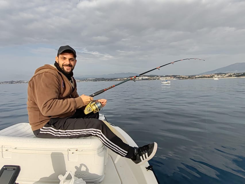Fuengirola: Bottom Fishing with Jigging and Squid, 2, 4 and 6 hours - Snacks, drinks, and what’s included on board