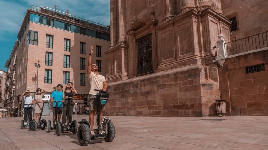 Malaga: 2-Hour Monumental Segway Tour - Roman Amphitheatre break: old ruins meet modern pace