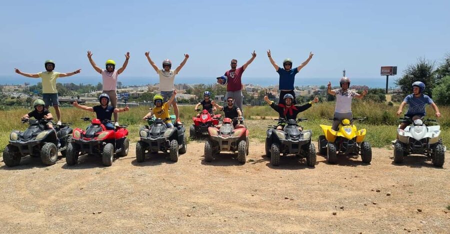 Málaga: 3-Hour Guided All-Terrain Two-Seater Quad Tour - Crossing the Guadalhorce River on a quad