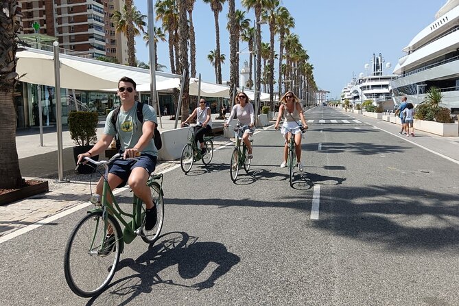 Malaga Bike Tour - Wine & Tapas - Price and value for $52.36 in a 3-hour loop