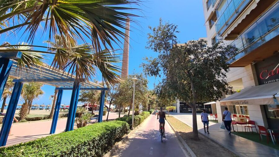 Malaga: City Bike Rental with Self-Guided Cycling Route - Old train tunnels and the east coastline beaches you will want to linger at