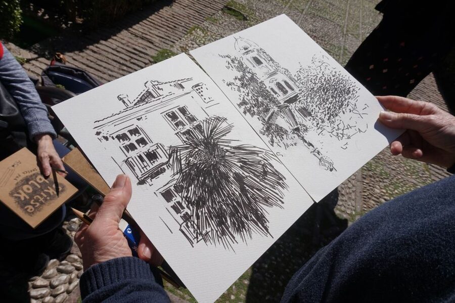 Malaga: Drawing & Painting Lesson Outdoors - Materials are included, and that’s the real value