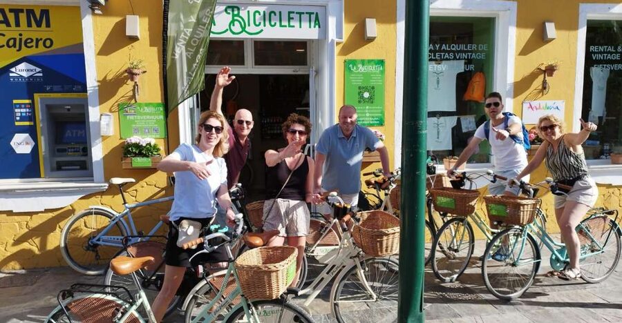 Malaga: Guided Bike Tour - Paseo del Parque, Where Palm Trees and Sculptures Set the Tone