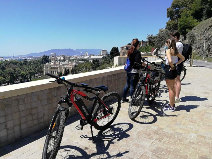 Malaga: Guided E-Bike Tour - Gibralfaro forest climb, Alcazaba walls, and those bay views