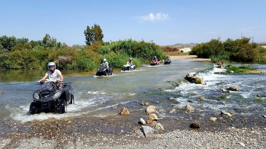 Malaga: Land and River Guided Quad Tour 1-Hour (2-Persons) - Acueducto Arcos de Zapata Stop: A Photo Stop With a Local Flavor