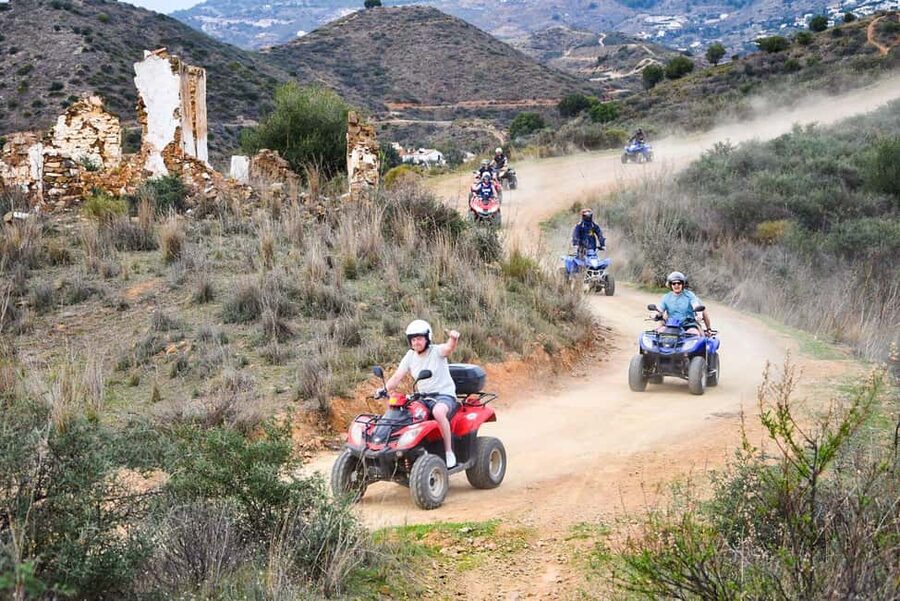 Málaga: Off-road 1-hour Guided Quad Biking in Mijas Mountain - The route rhythm: Las Lagunas, Sierra de Mijas viewpoints, and a short break that helps