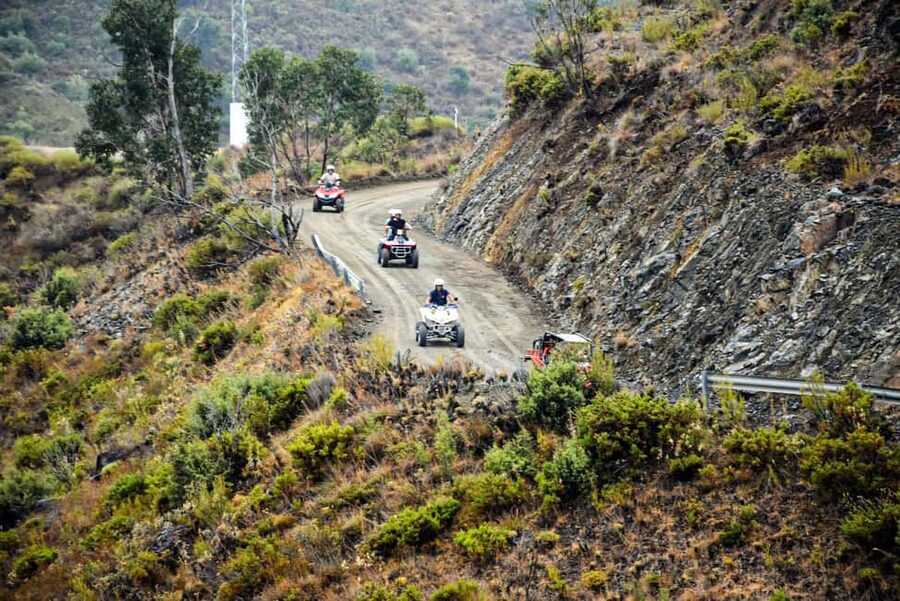 Málaga: Off-road 1-hour Guided Quad Biking in Mijas Mountain - Automatic quads, helmets, goggles, and a briefing that takes the panic out