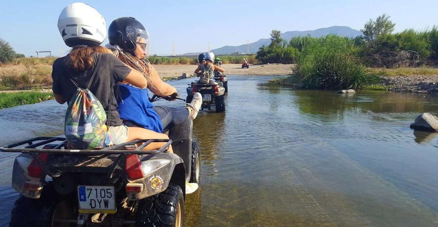 Málaga: Off-Road 2-Seater Quad Tour through Land and River - The first stretch: asphalt so you can get control fast