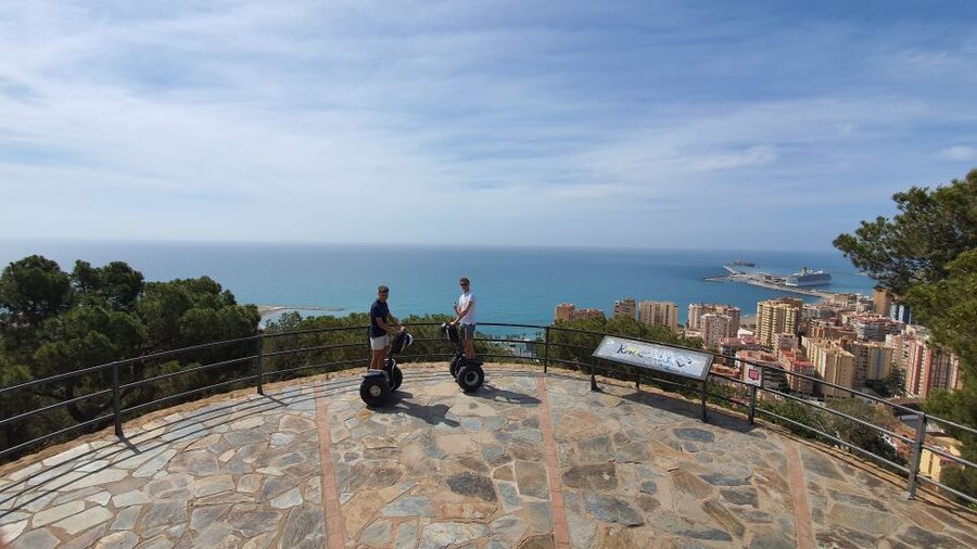 Malaga segway: Panoramic tour of Gibralfaro - Best time to ride: when the light makes the viewpoints better