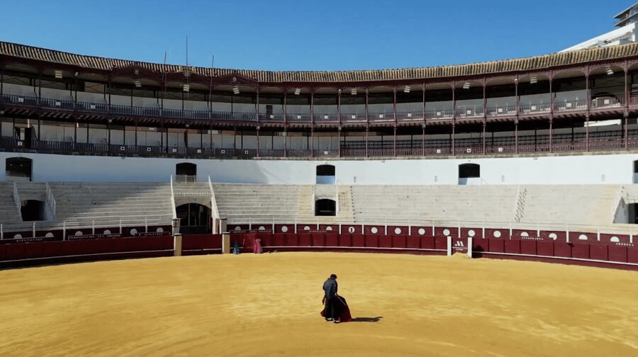 Malaga: Tour of Malagueta Bullring & Immersive Exhibition - The Gate of Triumph and the chapel: ceremonial spaces explained clearly