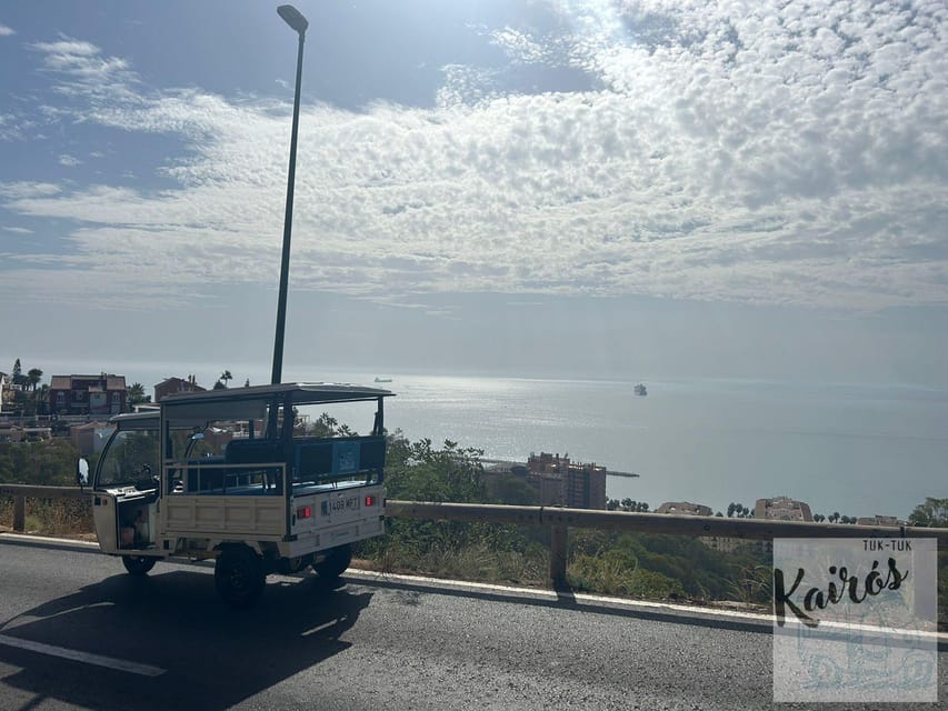 Malaga: Tuk tuk tour - Comfort Details: Rain Covers, Photo Stops, and Hearing Over Traffic