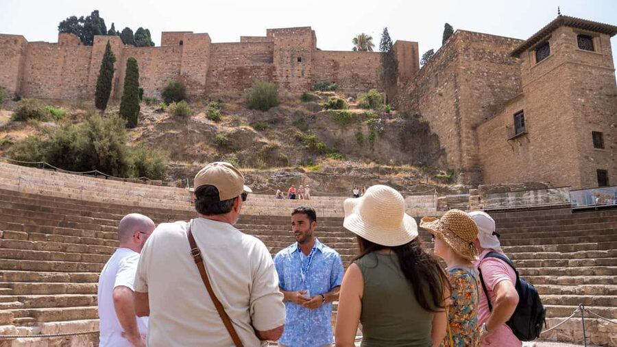 Malaga Walking Tour, Roman Theater and Alcazaba in small group with Tickets - From Plaza de la Marina to the stories of Malaga