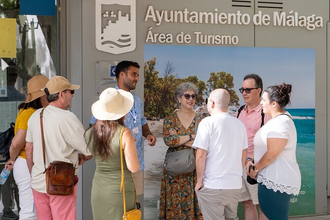 Malaga Walking Tour, Roman Theatre and Alcazaba with Tickets Included - Picasso at the museum entrance, then more Picasso in the streets