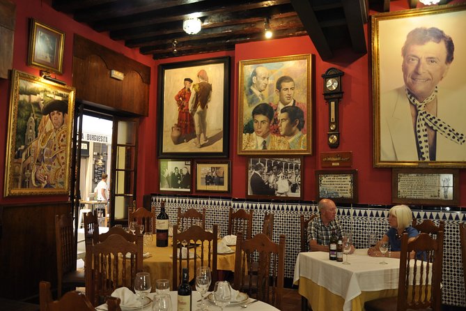 Malaga Wine & Tapas Small Group Guided Tour - Plaza de las Flores: classic Andalusian tapas with wine pairings